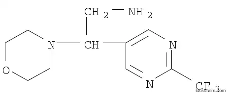 2-morpholino-2-(2-(trifluoromethyl)pyrimidin-5-yl)ethanamine
